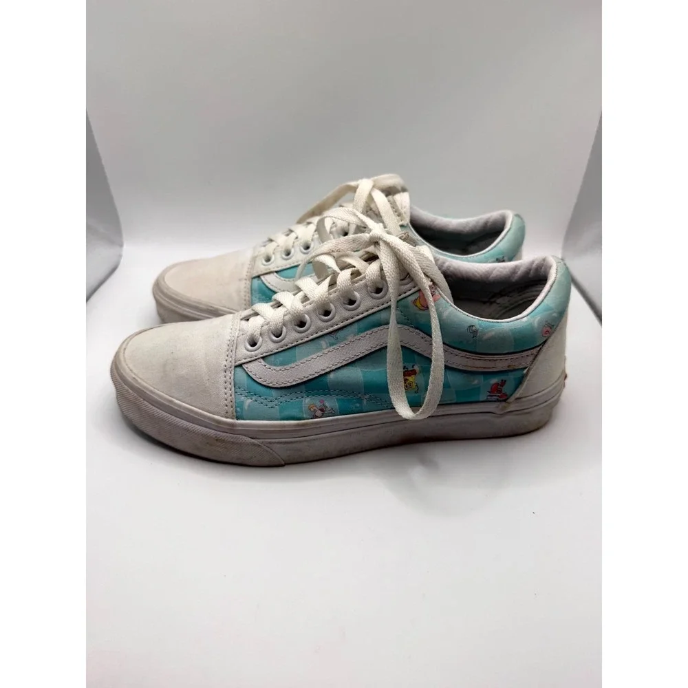 SpongeBob SquarePants x Vans Old Skool 721356 Unisex M7/W8.5 Sneakers Blue Shoes